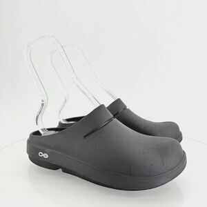 OOFOS Women's OOcloog Mule Size 9 Recovery Shoe Slip On Black Stress Relief